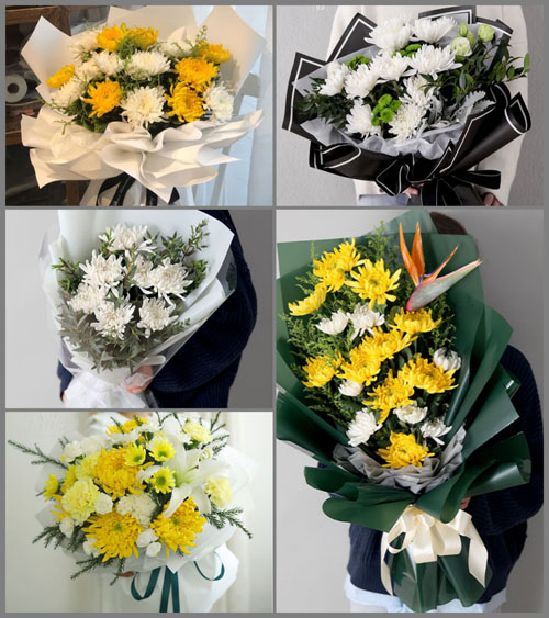 山西运城稷山县蔡村乡白事花束代送